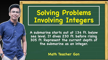 Solving Word Problems Involving Integers | Grade 6 Week 7- 8 @Math Teacher Gon