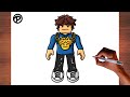 How To Draw Caylus Roblox Easy Step By Step Drawing Tutorial