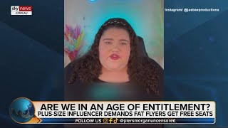 ‘It’s ridiculous’: Plus-size influencer demands obese flyers get free seats