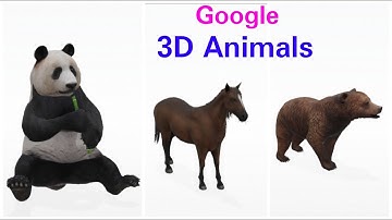 How to view 3D Animals in Google | 3D Animals Google |Google 3D Animals|AR Feature Supporting Mobile