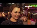 Samantha Barks all smiles being interviewed at &#39;Les Miserables&#39; World Premiere