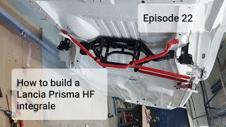 How to build a Lancia Prisma (not Delta) HF integrale - Episode 22 Gravitex and Rear Diff Carrier