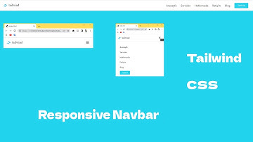 Responsive Navbar Menu Nasıl Yapılır? Tailwind Css || Html - CSS