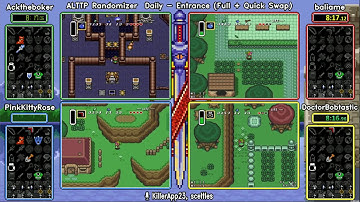 Acktheboker / baliama / PinkKittyRose / DoctorBobtastic Full Entrance. ALTTP Randomizer Daily Race