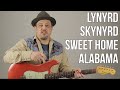 Sweet home alabama lynyrd skynyrd guitar lesson  tutorial