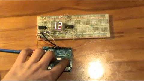 7 Segment Display using an Arduino