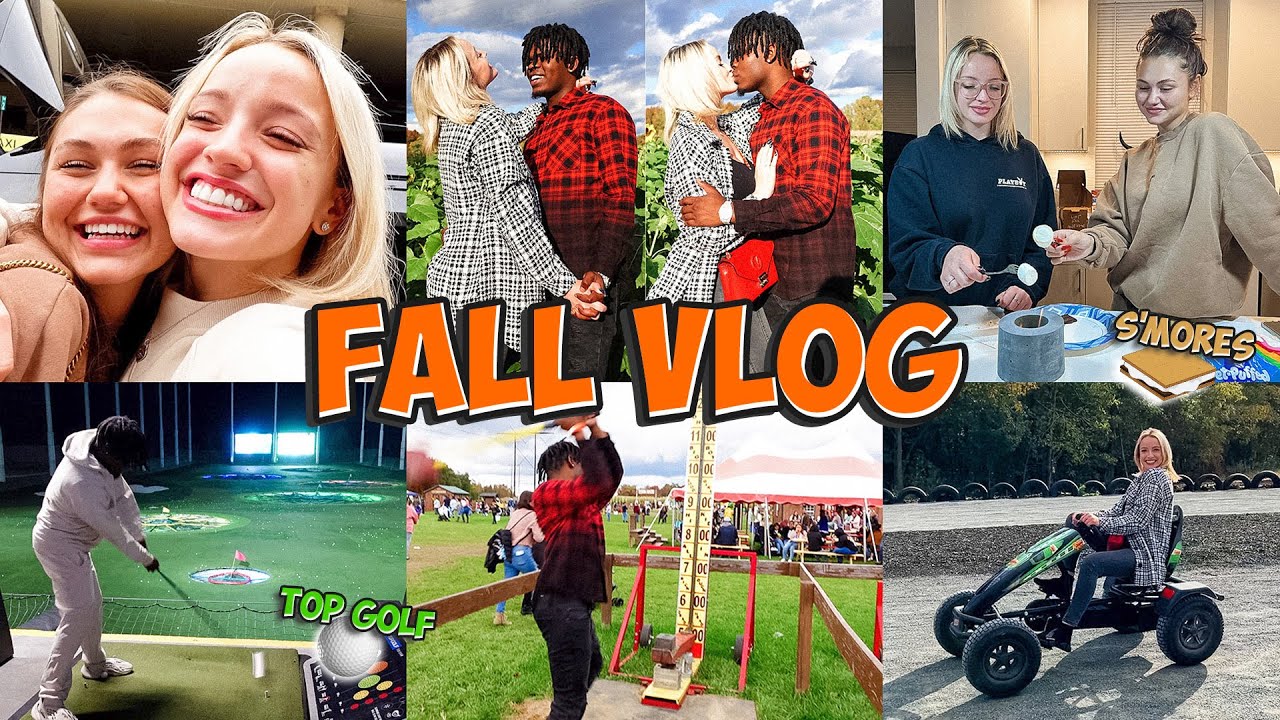 the ULTIMATE couples' fall vlog ft. Montana & Ryan 🤍 | Pumpkin Patch, S'mores, & MORE!