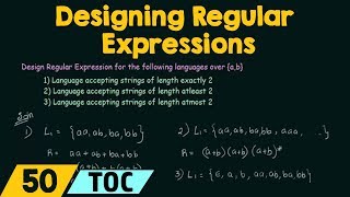 Designing Regular Expressions