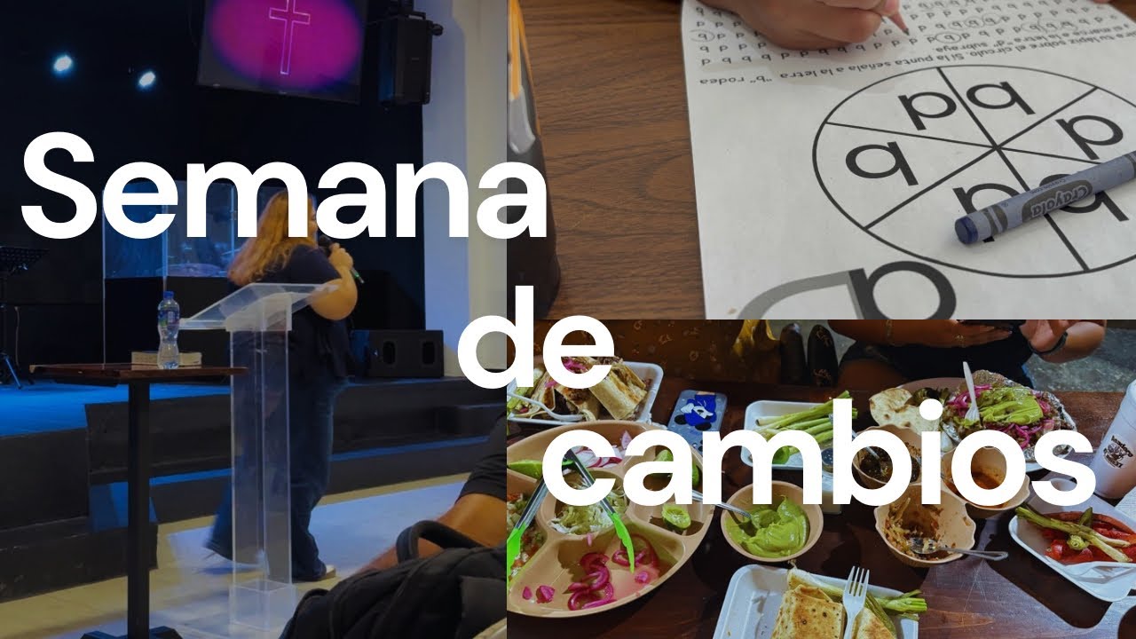 Vlog semanal: Hablando de cambios y más | Sep-oct