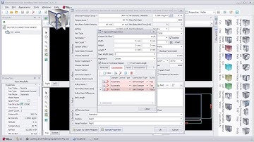 AHU Selection - (Air Handling Unit Selection) - Multiple Connections (Damper, Flange)