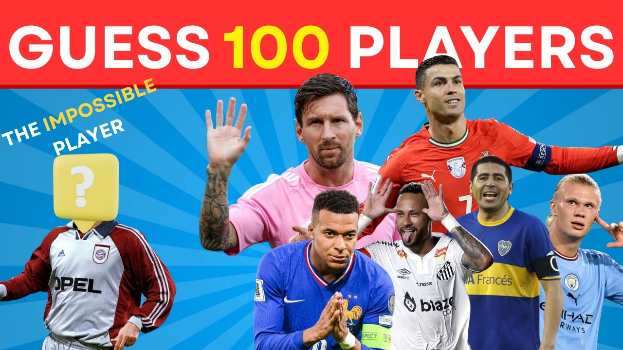GUESS 100 PLAYERS IN 3 SECONDS | EASY TO IMPOSSIBLE | FOOTBALL QUIZZ 2026