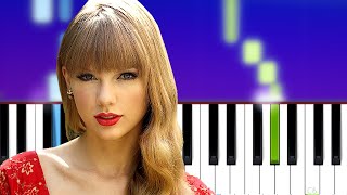 Video thumbnail of "Taylor Swift - All Too Well | Piano Tutorial"