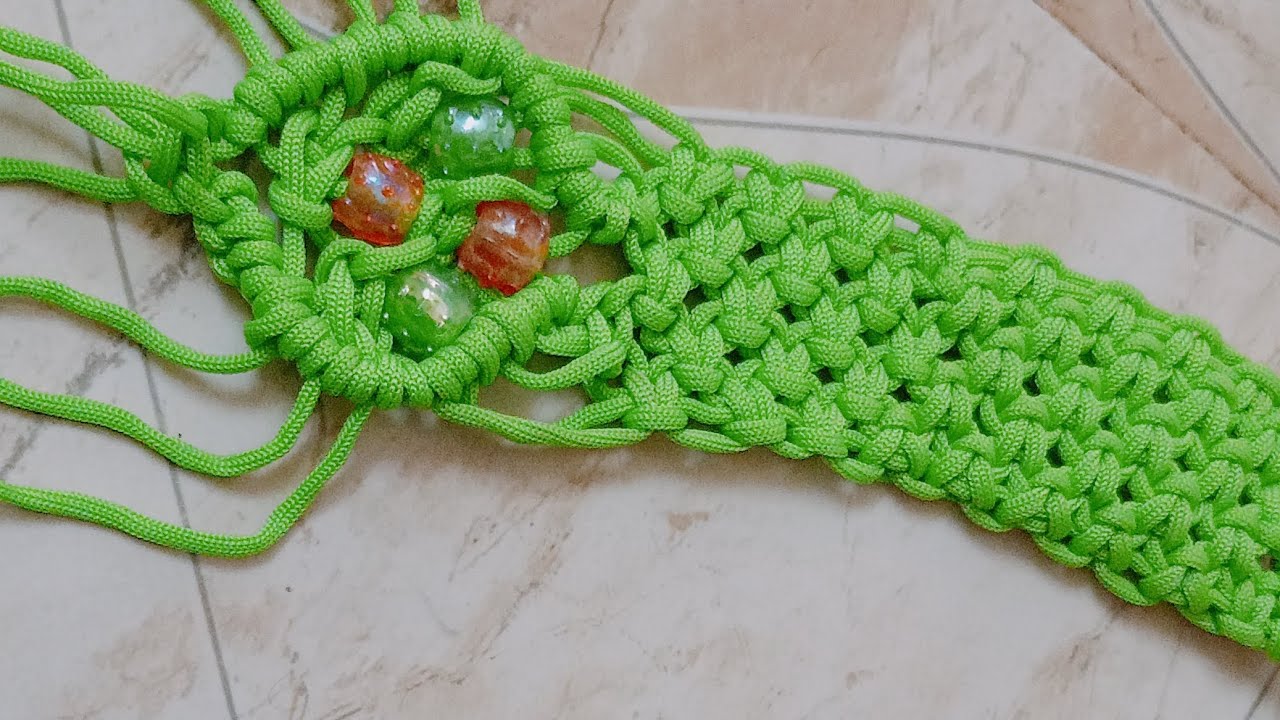 દોરી નું ગુથણ કામ/les dori work/bracelet making/ handmade bracelet with thread/diy/easy macrame 