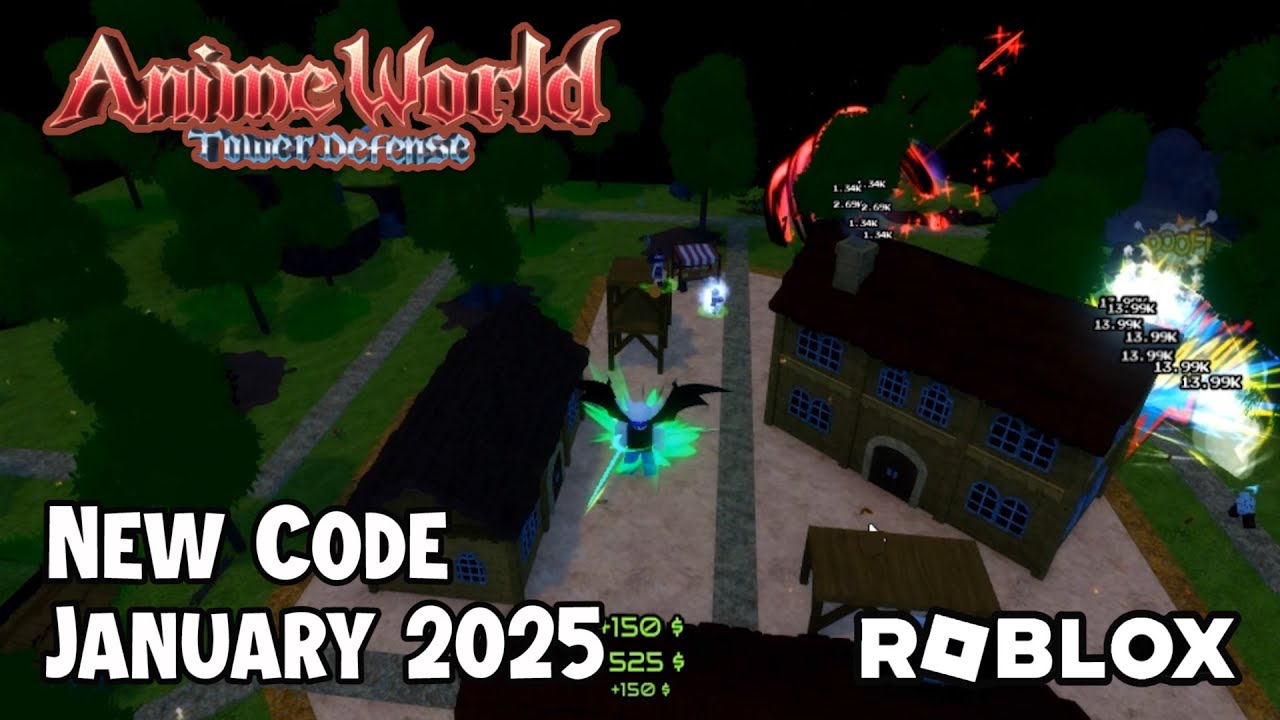 Roblox Anime World Tower Defense New Code January 2025