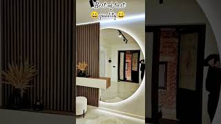 आधुनिक ड्रेसिंग मिरर और वॉल पैनलिंग डिजाइन 2026 ✨ | LED Mirror #shorts