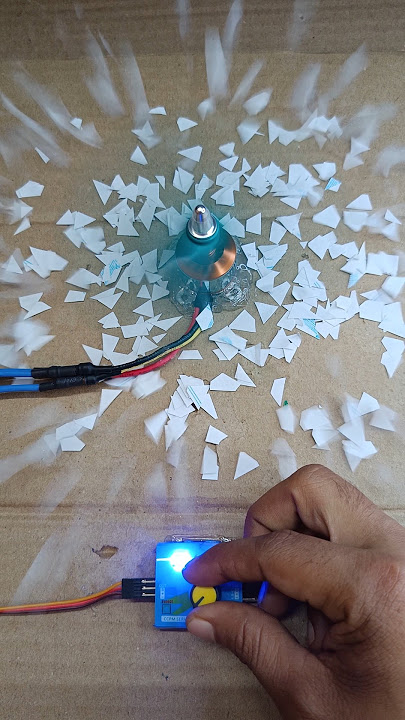 Testing Wind Power Generation with a BLDC Motor • DC Motor | #shorts #dcmotor