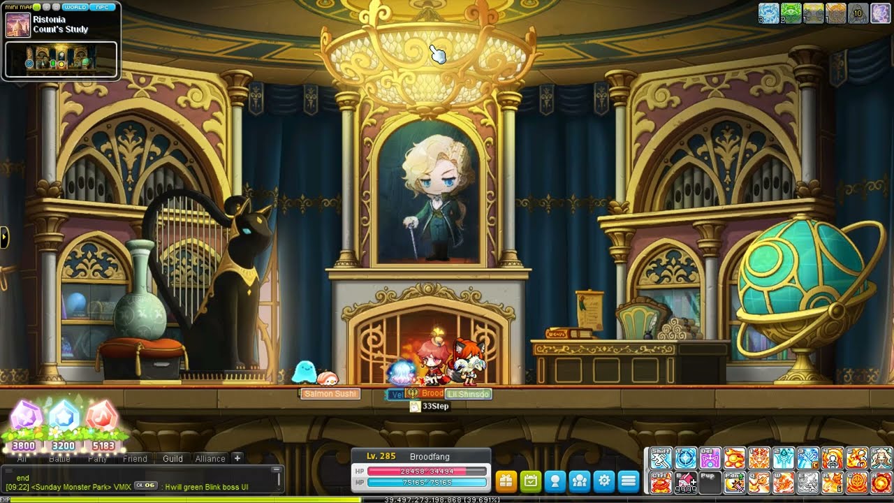 [GMS Kronos] Blaze Wizard gear update! (GO WEST! Patch)