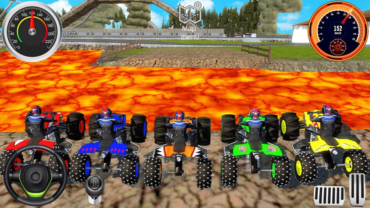 Impossible Stunts Driving Quad Bikes Racing 3D Gameplay #1 - Extreme ATV Bike Rider - Android Game