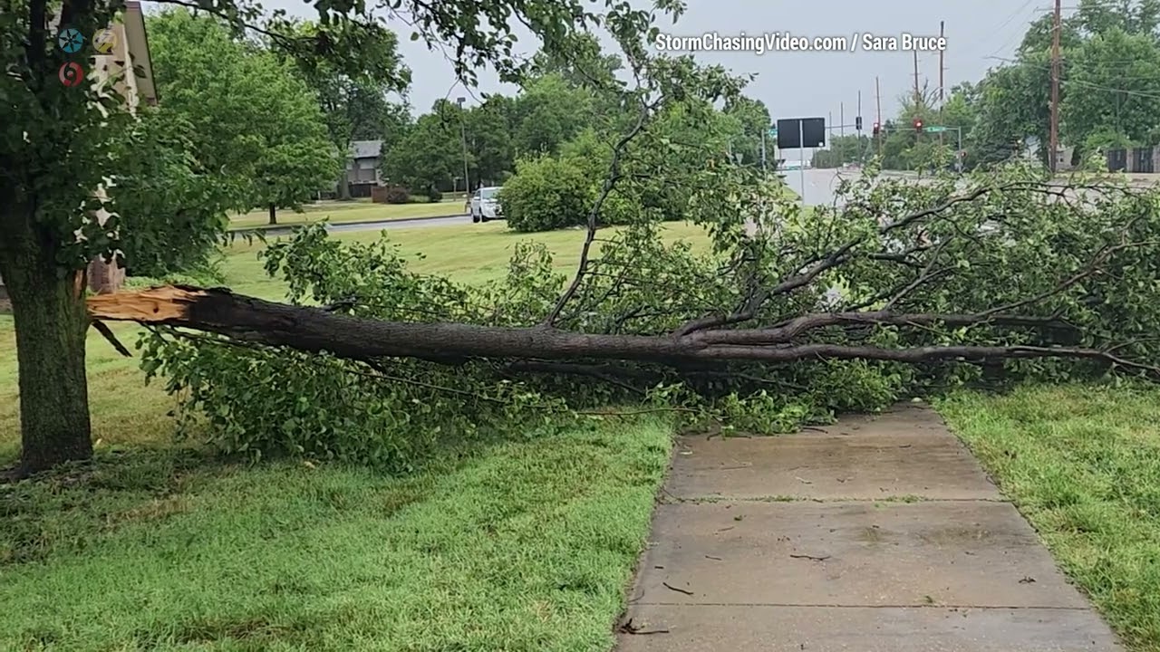 Severe Storms Leave Damage In Their Wake in St. Louis, Missouri 7/1/2023