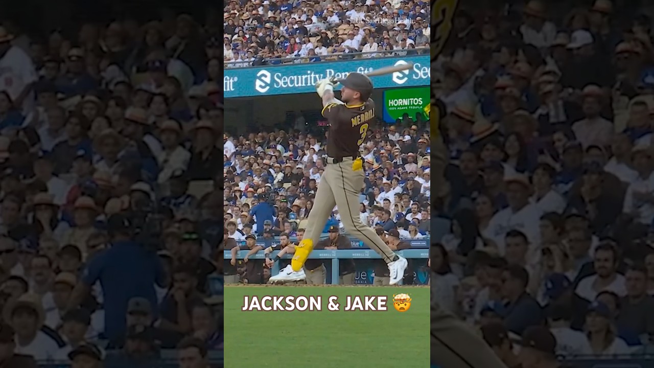 Big second inning for Jackson and Jake 💪 #homerun #padres #mlb #baseball