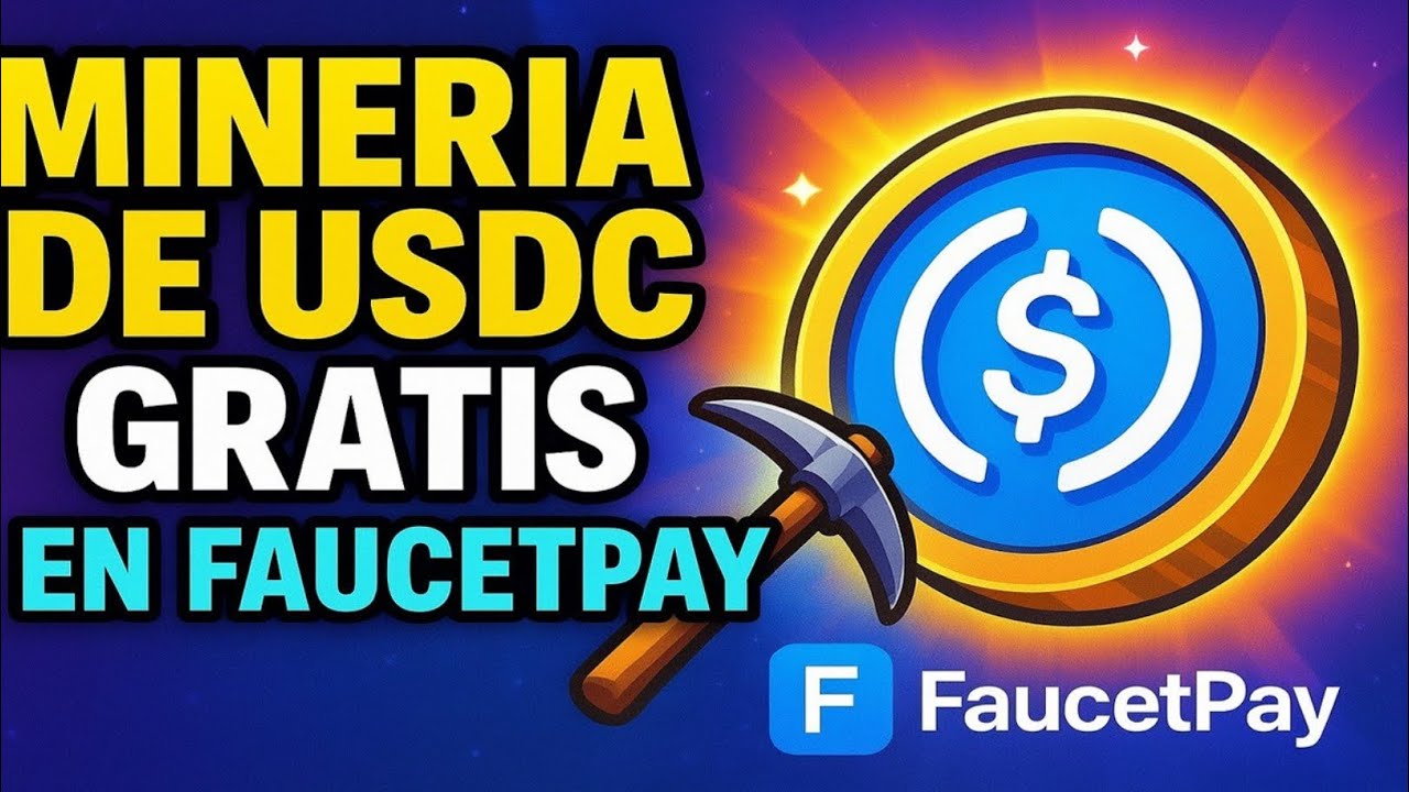 🔥 Nueva forma de GANAR USDC con FaucetPay – Minería Gratis 2025