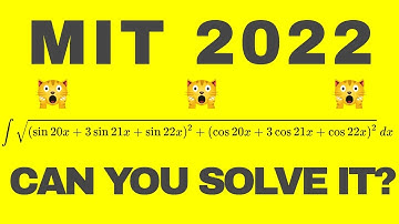 MIT Integration Bee 2022 Finals #1