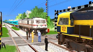 LKO HUMSAFAR EXP LOCO FAILED RESCUED BY WDG4D🔺Train simulator | Indian Railways | TrainsFun
