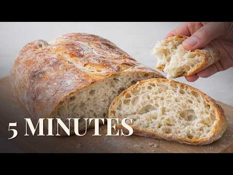 I Made This Bread in 5 Minutes (No Kneading)