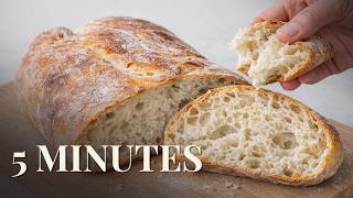 I Made This Bread in 5 Minutes (No Kneading)