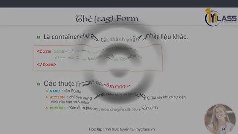 Học lập trình online | Bài 12: HTML Form phần 1
