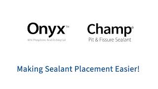 Champ® and Onyx™ Make Sealant Placement a Breeze