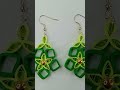 Quilling Earrings Design #quilling #quillingearrings # #paperearrings #creativev #design