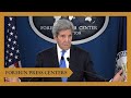Foreign Press Center Briefing on U.S. Priorities to Combat Climate Change