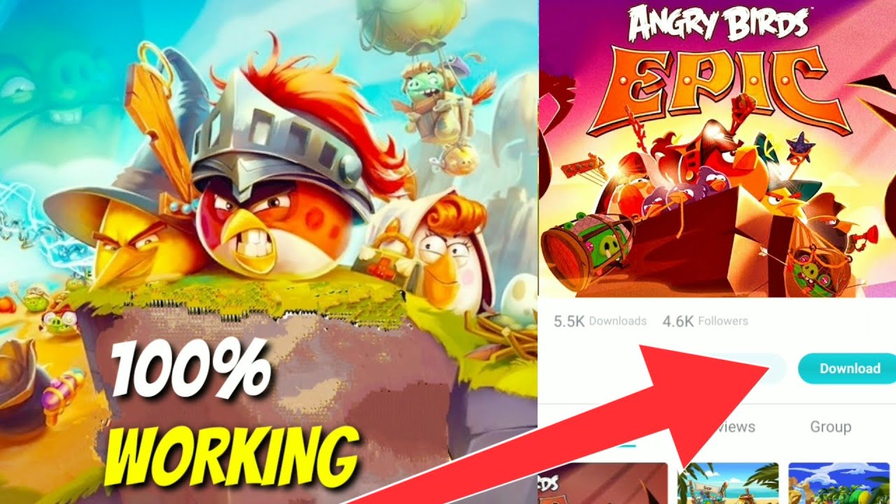 How to download ANGRY BIRDS EPIC 2022 - YouTube