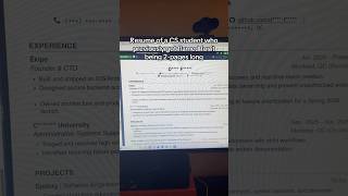 I took the feedback… are we cooking? #resume #programming #cs #job #softwareengineer