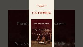 Unsaid Emotions 💌 Power in the unspoken ✍️ Offload and reconnect.