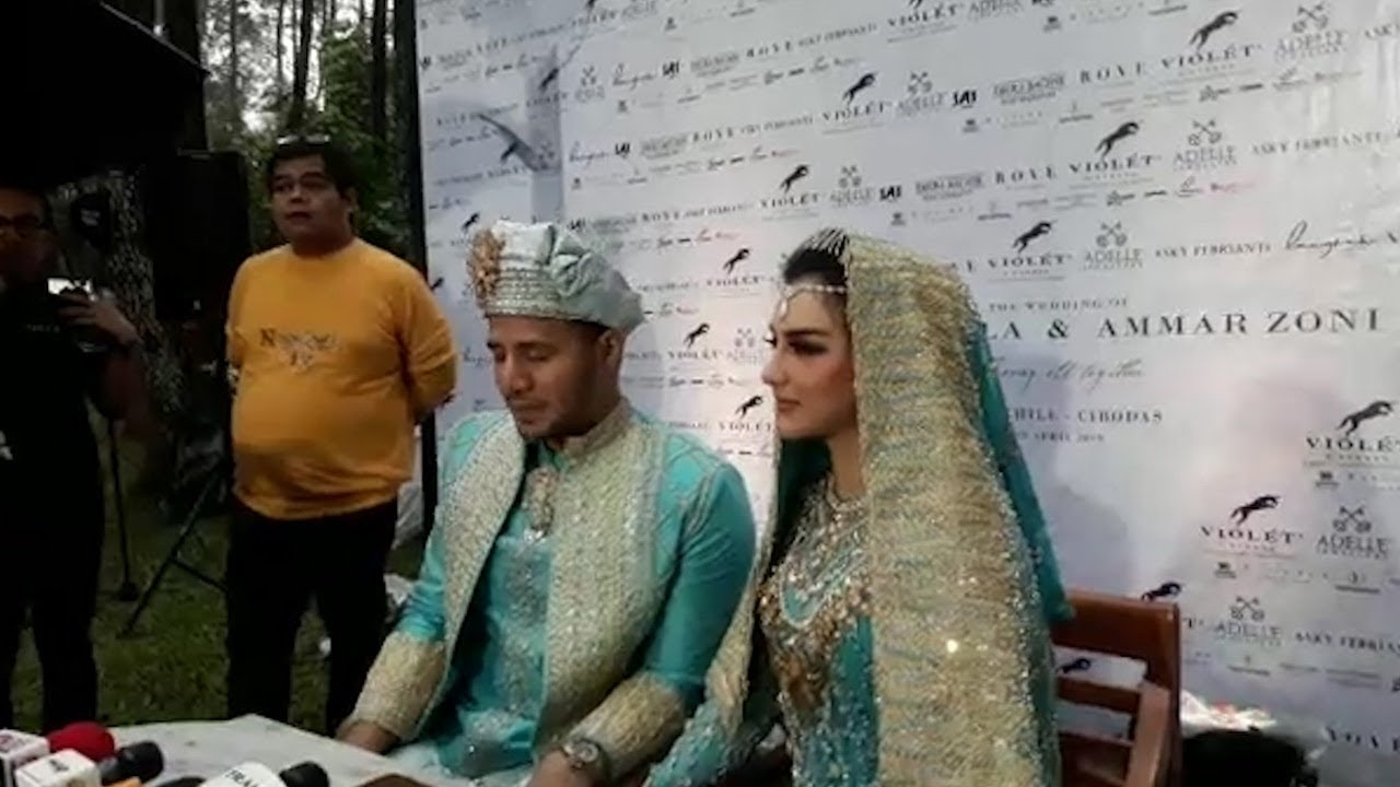  Cincin  Nikah Ammar Zoni Rupanya Kekecilan  YouTube