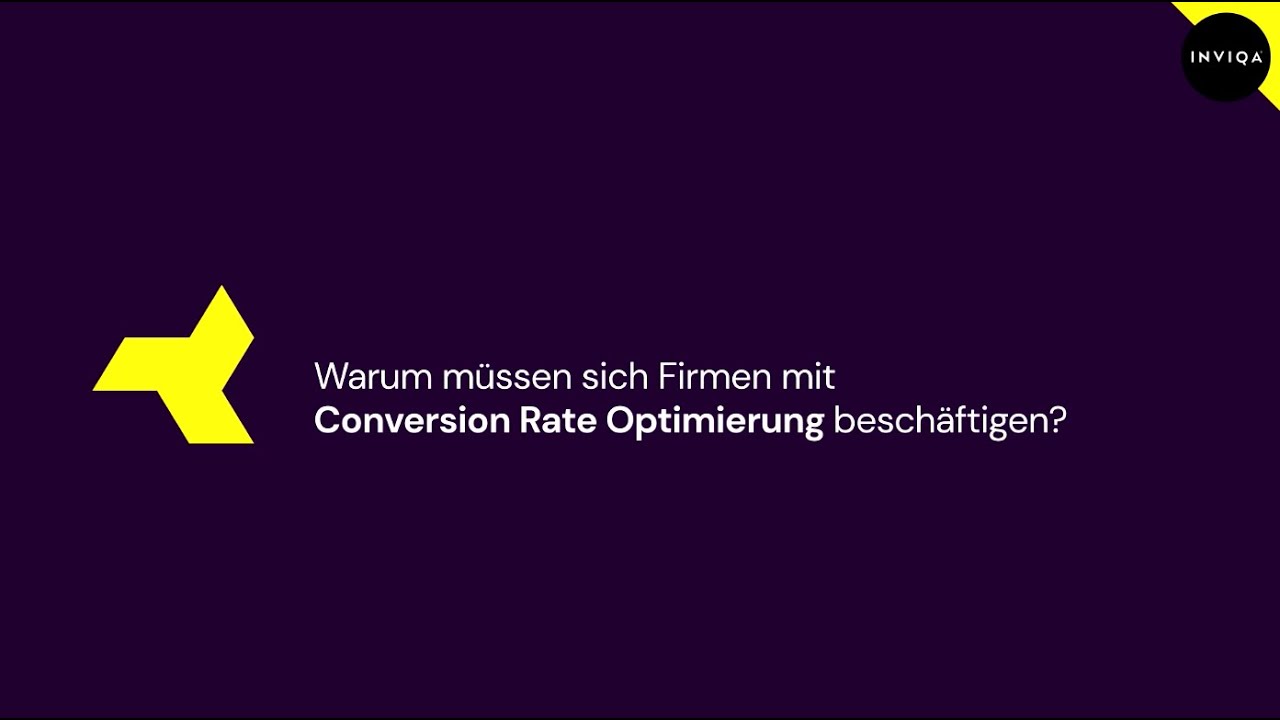 Warum müssen sich Firmen mit Conversion Rate Optimierung beschäftigen ...