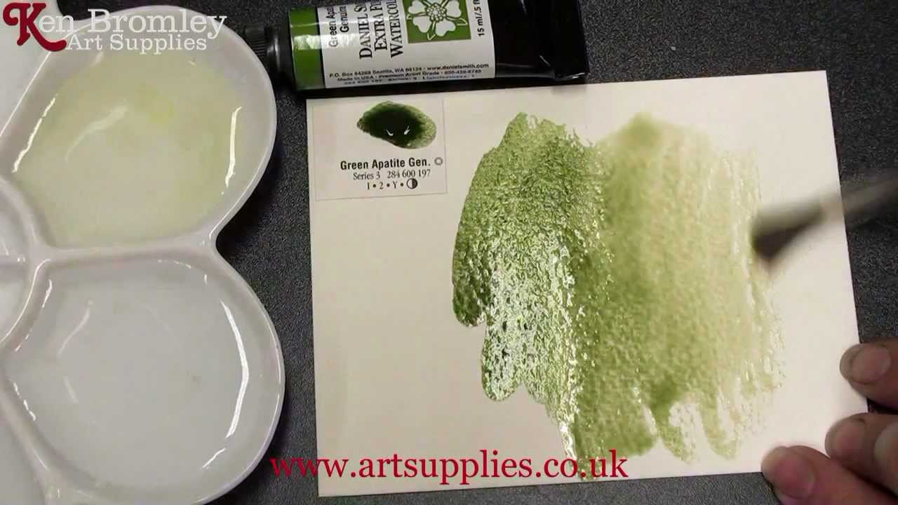 Daniel Smith Extra Fine Watercolour Green Apatite Genuine 197 Series 3