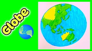 Globe Emoji Drawing Easy & Simple Drawing Ideas For Beginners