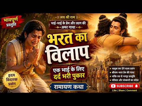 😢 भरत का विलाप | एक भाई के लिए दर्द भरी पुकार | Ramayan Katha | Emotional Bhajan