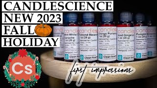 Candle Science Fall + Holiday 2023 Scents