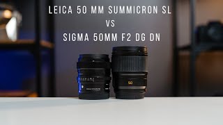 Leica Summicron Sl vs Sigma 50mm F2 DG DN | One Sided Battle