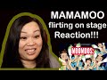 MAMAMOO FLIRTING ON STAGE REACTION!!! // IS THE MOONSUN TENSION REAL??