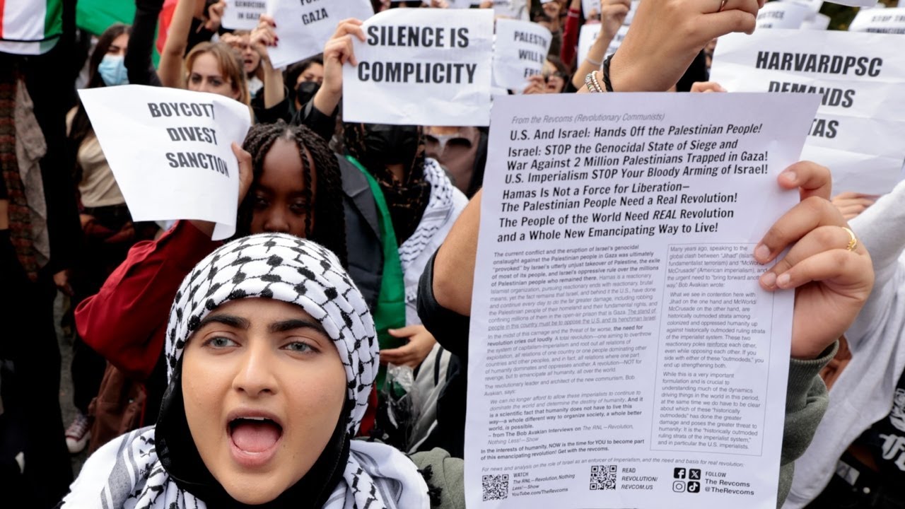 ‘Vile’ pro-Hamas views originating on US college campuses