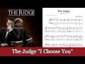 The judge i choose you  thomas newman with sheets