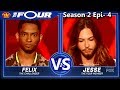 Jesse Kramer vs Felix Thompson “ Hold On I'm Coming” The Four Season 2 Ep. 4 S2E4