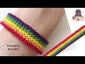 簡単2STEP！colorful rainbow🌈 〜Friendship Bracelet【#8882】