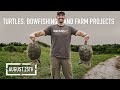 Snapping Turtles, Bowfishing and Farm Projects: August 25th | Mark Peterson Hunting