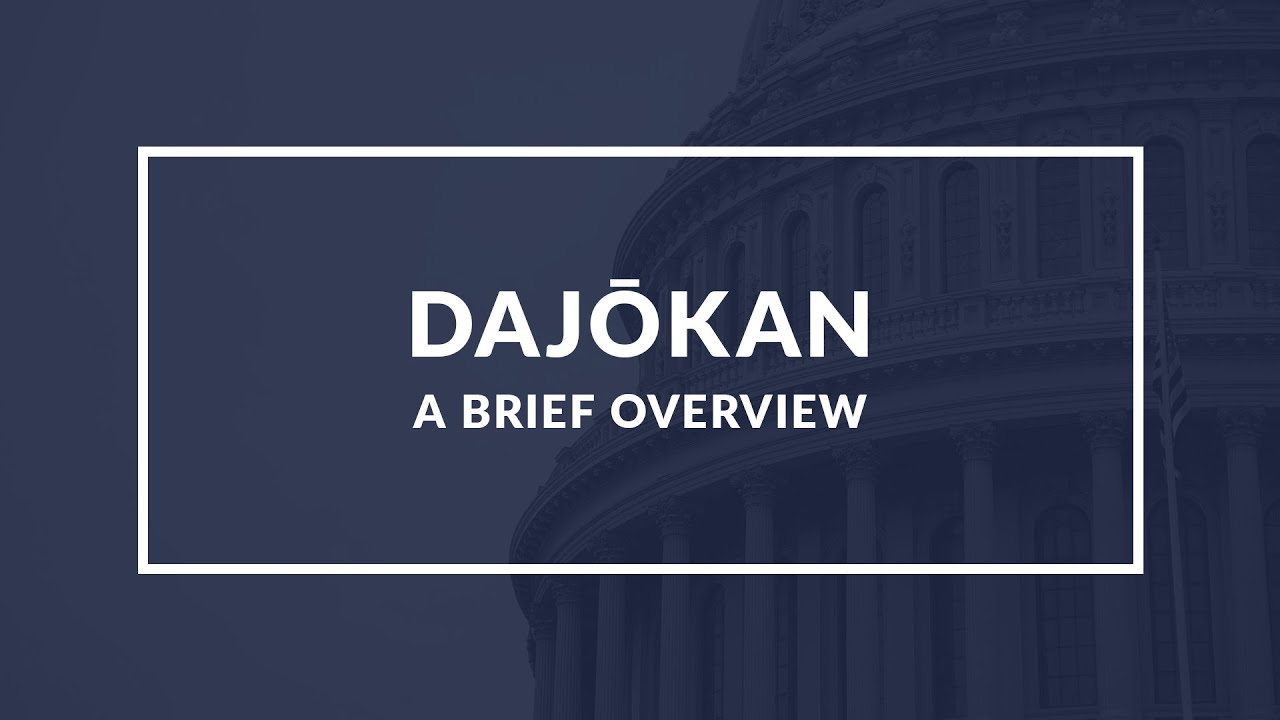 Unveiling Dajokan: A Quick, In-Depth Look at Japan's Meiji Era ...